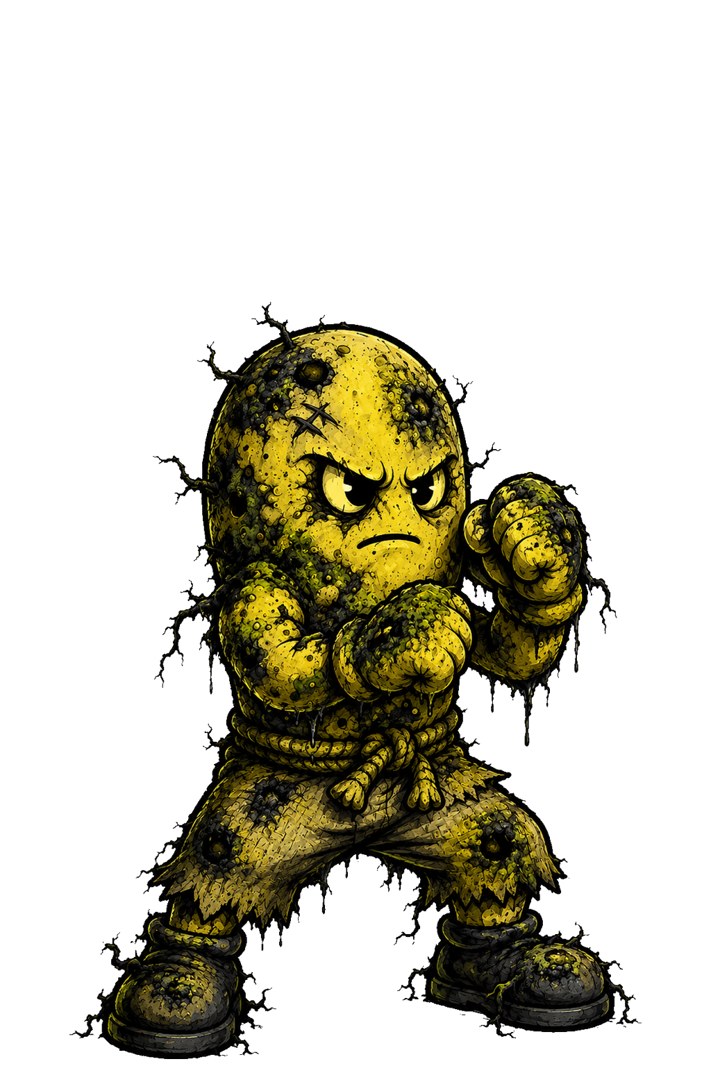 Blight in fighting stance