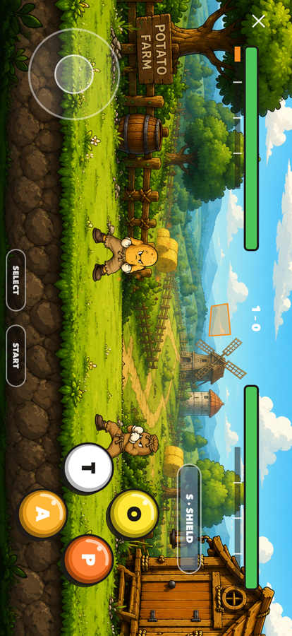 Versus combat at Potato Farm