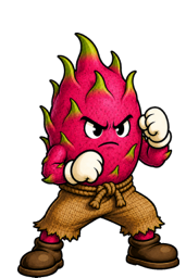 Dragon, a dragonfruit fighter — the lore final boss