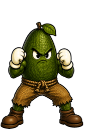 Moe, an avocado fighter