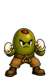 Oli, an olive fighter