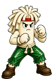 Strings, a mozzarella stick fighter