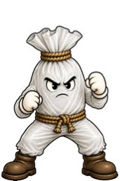 Tikaba, a plastic bag fighter
